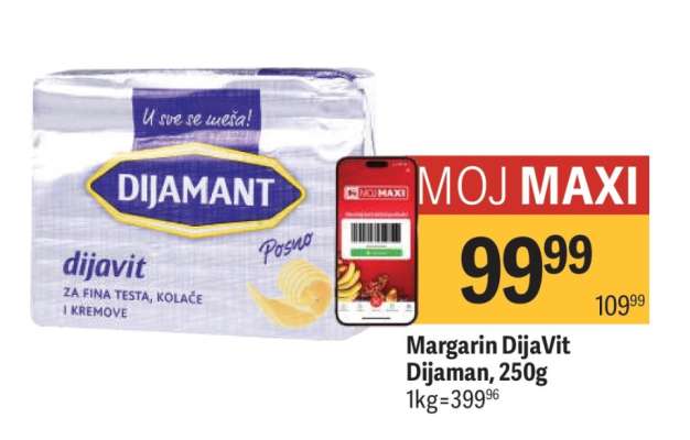 Margarin DijaVit Dijaman, 250g