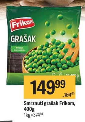 Smrznuti grašak Frikom 400g