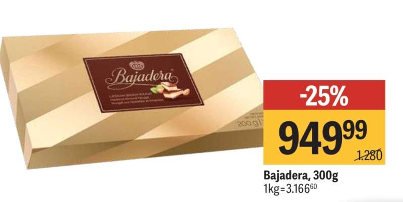 Bajadera 300g