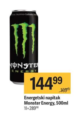Energetski napitak Monster Energy, 500ml