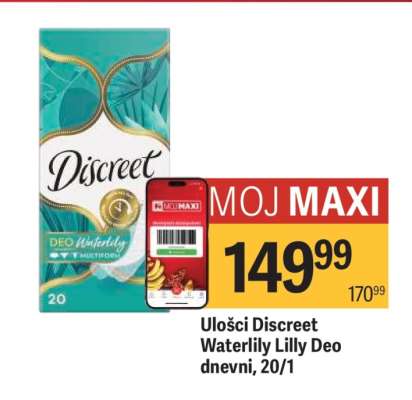 Ulošci Discreet Waterlily Lilly Deo dnevni, 20/1
