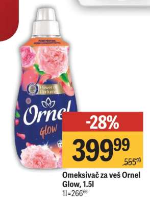 Omekšivač za veš Ornel Glow, 1.5l