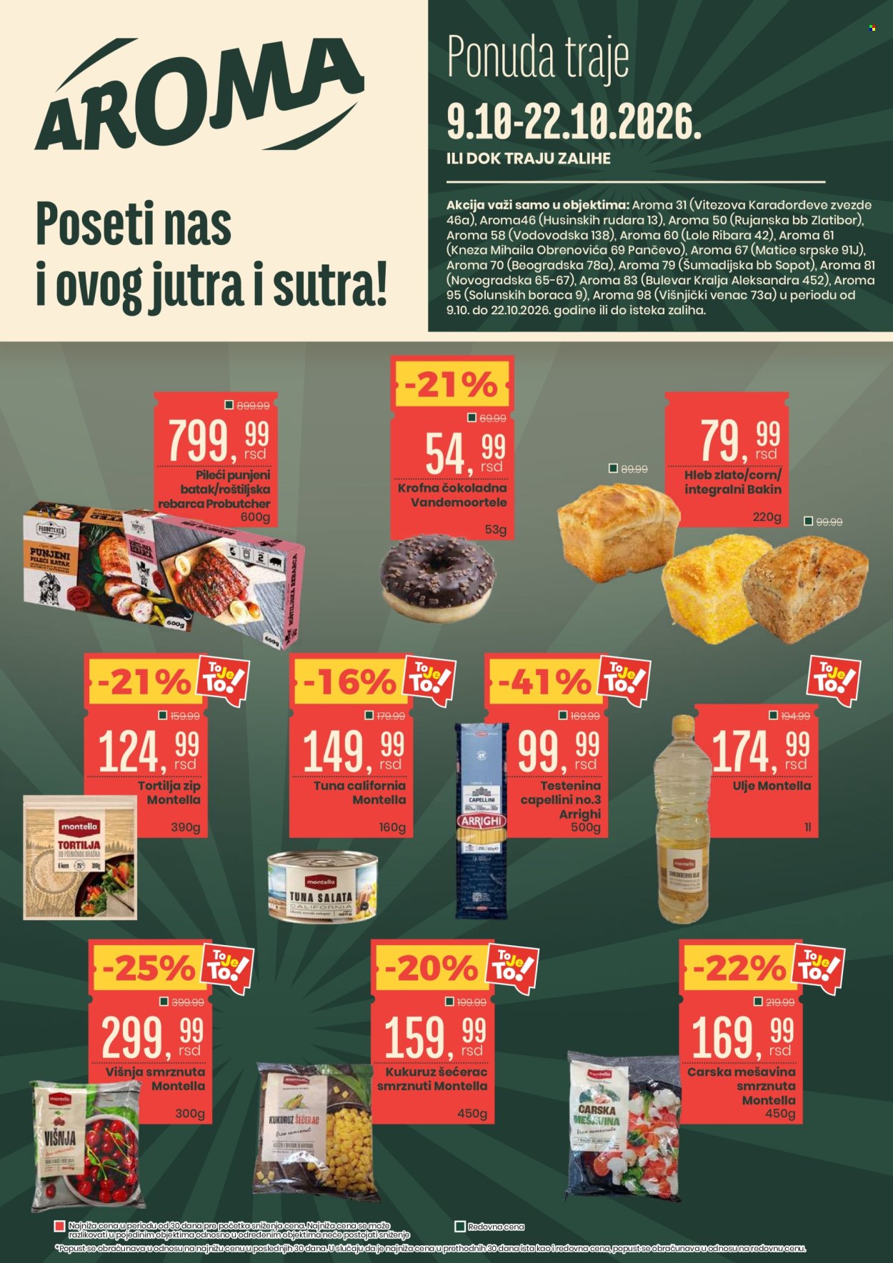 Aroma Market katalog - 09.10.2026 - 22.10.2026. Stranica 1