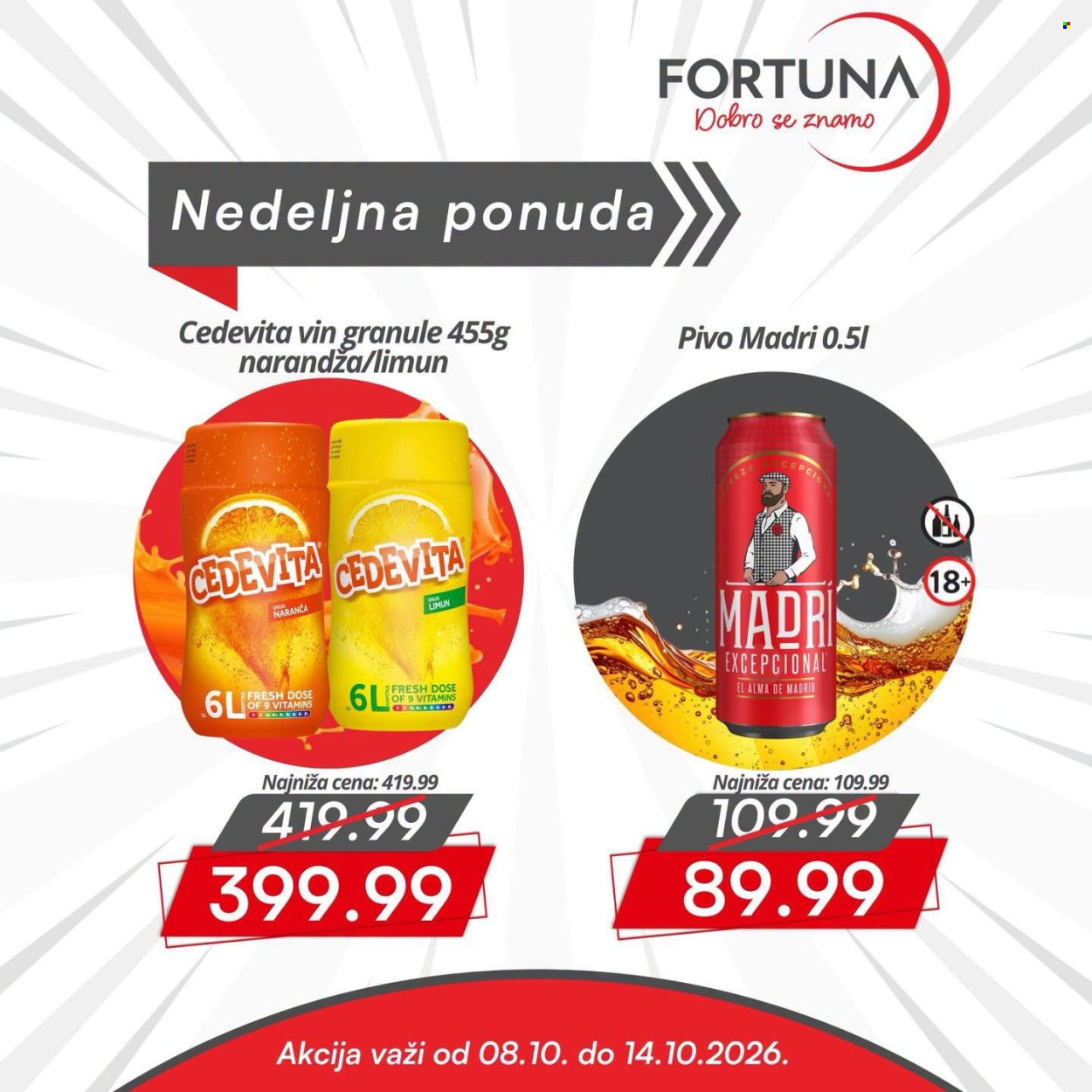 Fortuna Market katalog - 08.10.2026 - 14.10.2026. Stranica 9