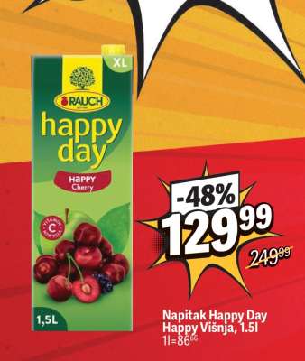 Napitak Happy Day Happy Višnja, 1.5l