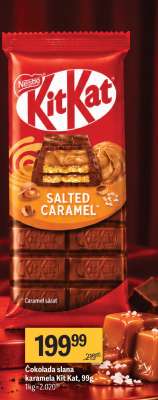 Čokolada slana karamela Kit Kat, 99g