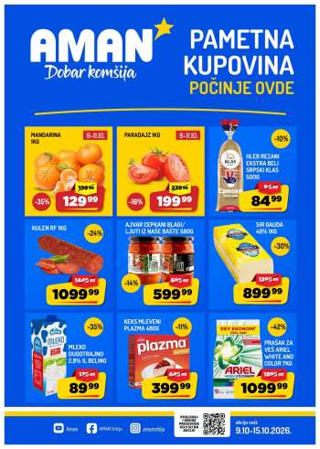 Aman katalog - 09.10.2026 - 15.10.2026.