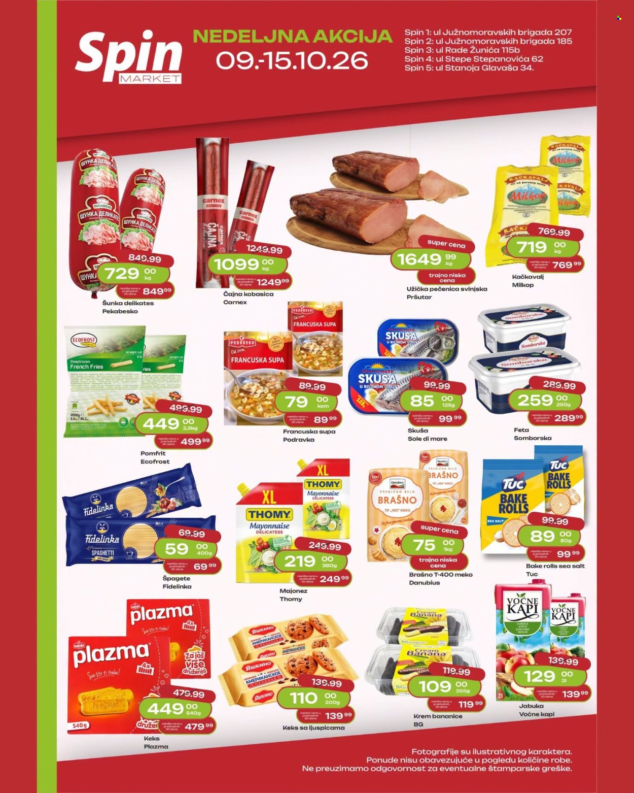 Spin Market katalog - 09.10.2026 - 15.10.2026. Stranica 1