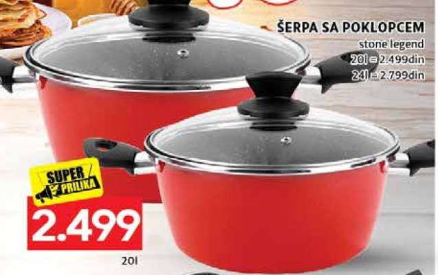 ŠERPA SA POKLOPCEM