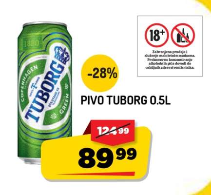 PIVO TUBORG 0,5l