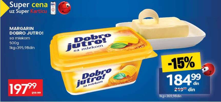 MARGARIN DOBRO JUTRO