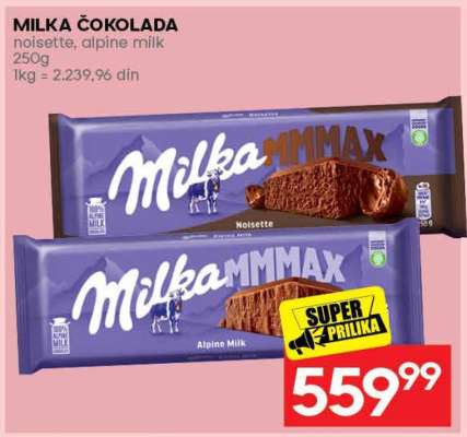 MILKA ČOKOLADA