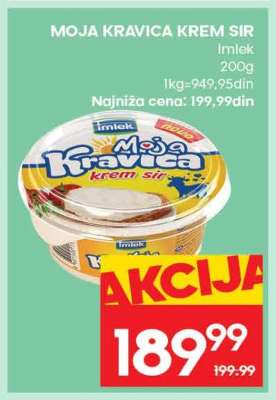 Moja Kravica krem sir