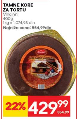 TAMNE KORE ZA TORTU