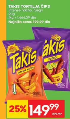 TAKIS TORTILJA ČIPS
