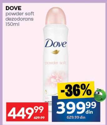 DOVE powder soft dezodorans 150ml