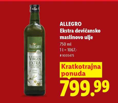 ALLEGRO Ekstra devičansko maslinovo ulje