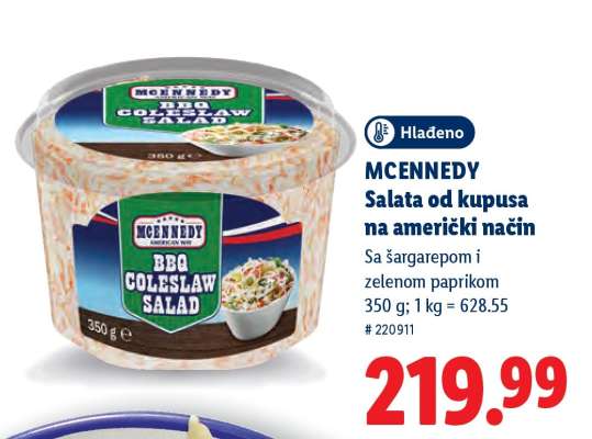 Mcennedy Salata od kupusa na američki način