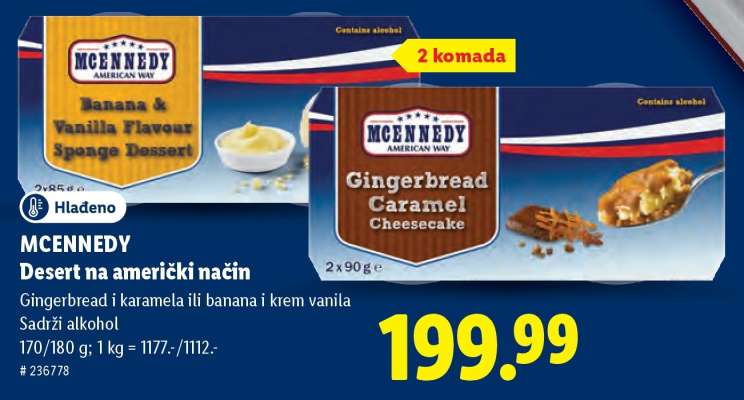 MCENNEDY Desert na američki način