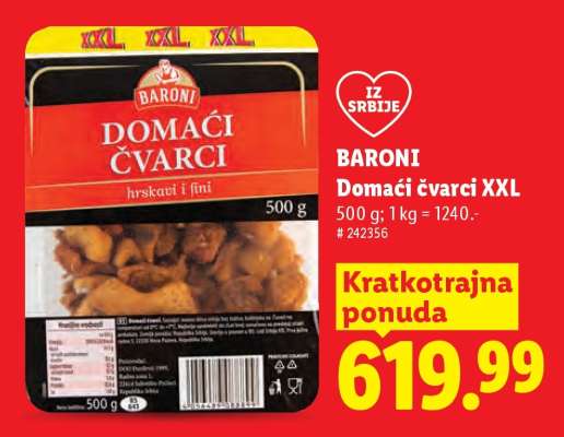 Baroni Domaći čvarci XXL