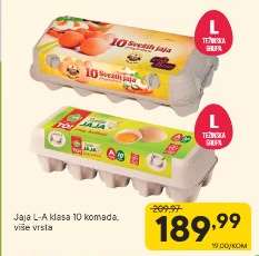 Jaja L-A klasa 10 komada