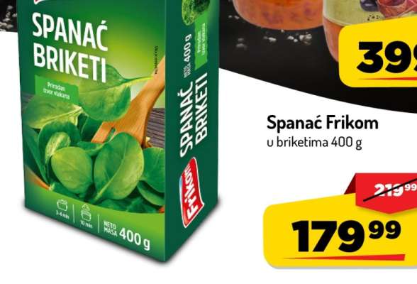 Spanać Frikom u briketima 400 g