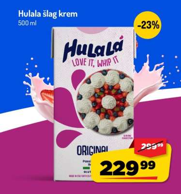 Hulala šlag krem