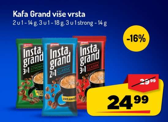 Kafa Grand više vrsta