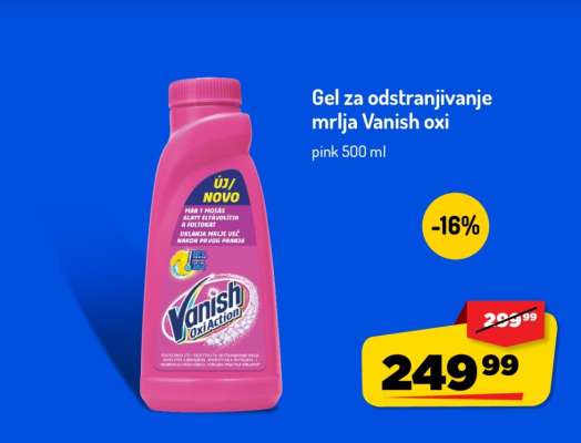 Gel za odstranjivanje mrlja Vanish oxi