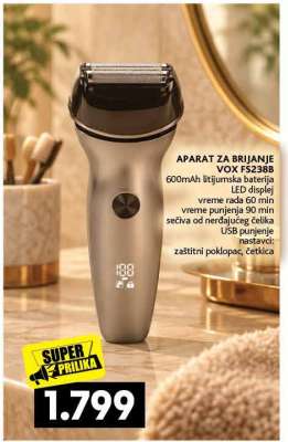 APARAT ZA BRIJANJE VOX F5238B