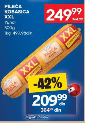 PILEĆA KOBASICA XXL