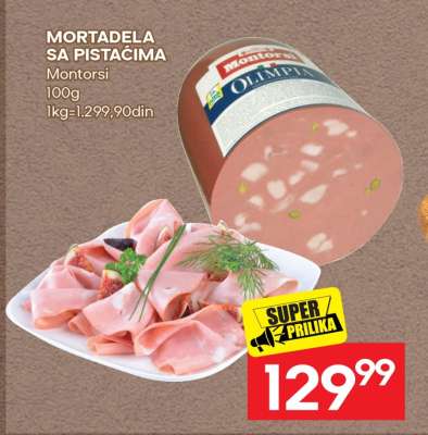 MORTADELA SA PISTACIMA