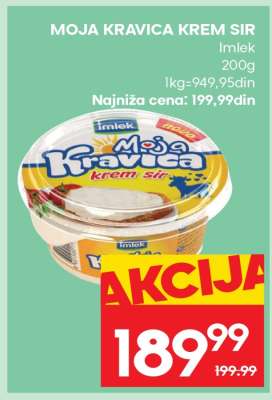 Moja Kravica krem sir