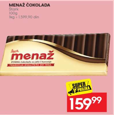 Menaž čokolada