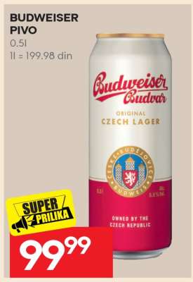 Budweiser pivo