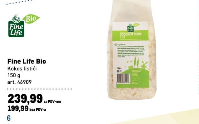 Fine Life Bio Kokos listići