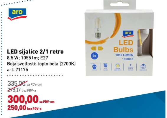 LED sijalice 2/1 retro