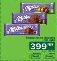 Čokolada mlečna Milka 250g