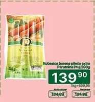 Kobasica barena pileća extra Perutnina ptuj 200g