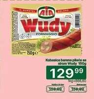 Kobasica barena pileća sa sirom Wudy 150g