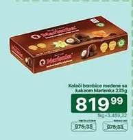 Kolači bombice medene sa kakaom Marlenka 235g