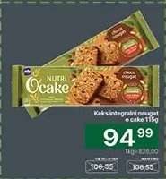 Keks integralni nougat o cake 115g