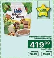Instant kaša baby lešnik Čokolino Lino 500g