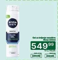 Gel za brijanje sensitive Nivea 200ml