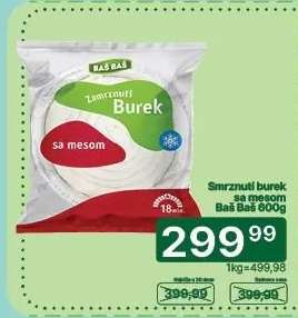Smrznuti burek sa mesom Baš Baš 600g