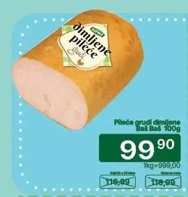 Pileće grudi dimljene Baš Baš 100g
