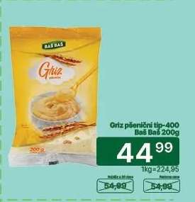Griz pšenični tip-400 Baš Baš 200g