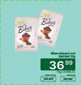 Biber mleveni crni Baš Baš 10g
