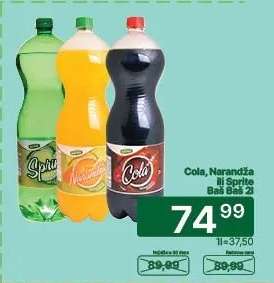 Cola, Narandža ili Sprite Baš Baš 2l