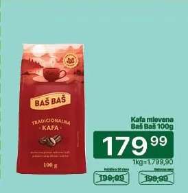 Kafa mlevena Baš Baš 100g